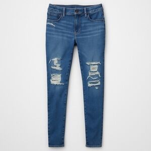 AE Next Level Curvy Ripped High-Waisted Jegging